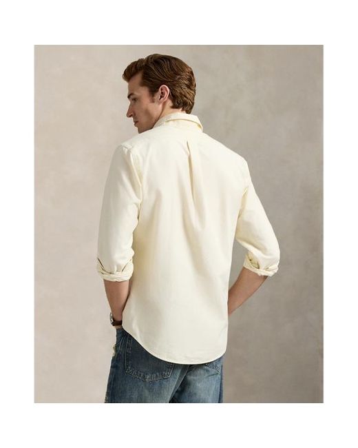 Camicia Oxford Polo Bear Custom-Fit di Polo Ralph Lauren in White da Uomo