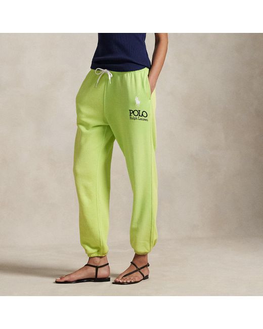 Ralph Lauren Green Big Pony Fleece Sweatpant