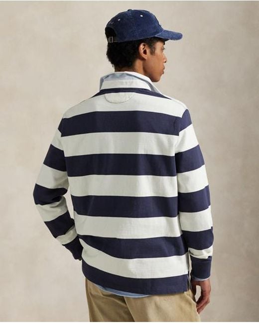 Polo Ralph Lauren Classic-Fit Rugbyhemd Mit Polo Bear in Blue für Herren