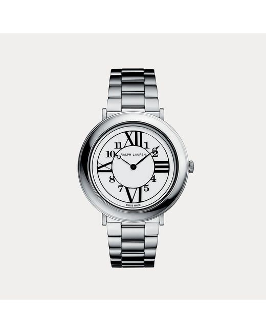 Ralph Lauren Metallic 38 Mm Steel Bracelet