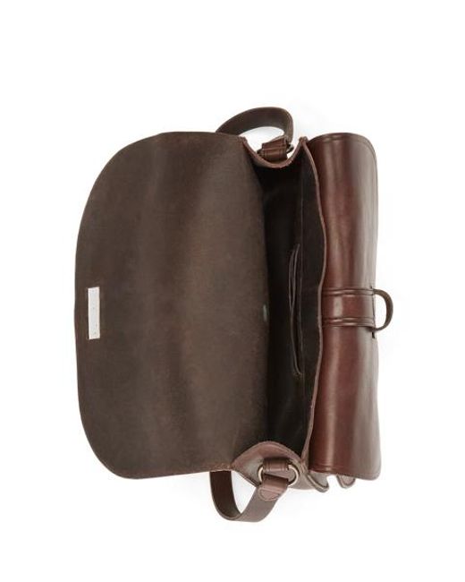 RRL Blue Leather Crossbody Bag