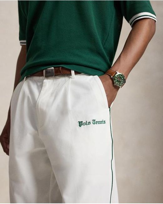 Pantalón Oakfort De Faya Classic Fit Polo Ralph Lauren de hombre de color White