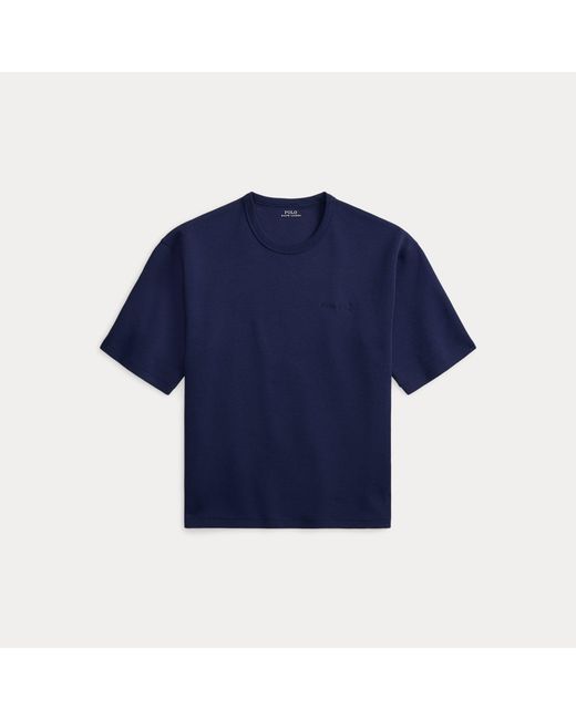 Polo Ralph Lauren Blue Relaxed Fit Double-Knit T-Shirt for men
