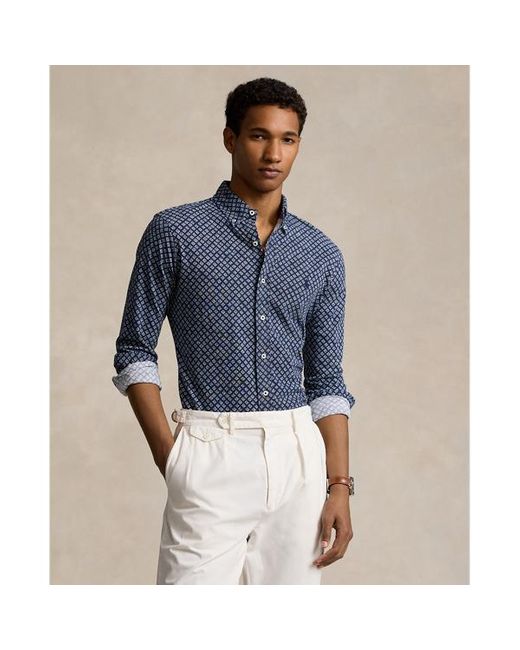 Polo Ralph Lauren Leichtes Piqué-Hemd mit Foulardmuster in Blue für Herren