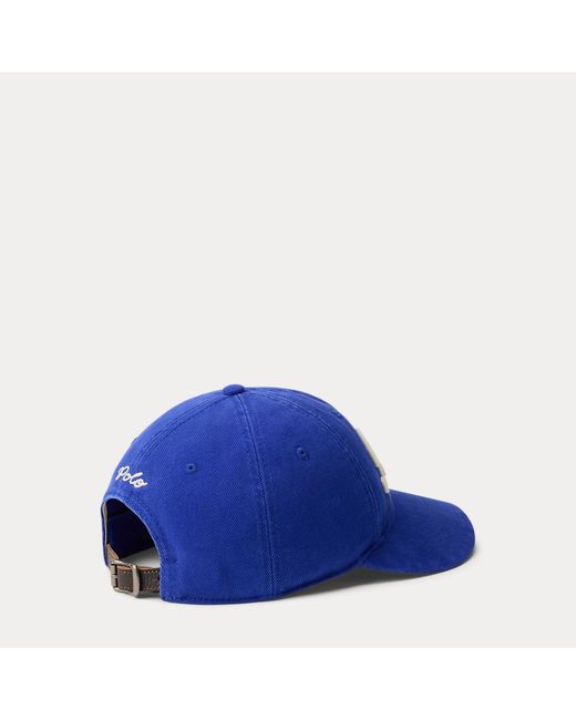 Polo Ralph Lauren Blue The Ralph Lauren Logo Twill Ball Cap for men