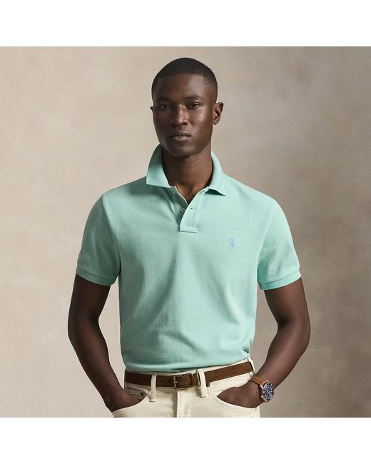 Polo Ralph Lauren Green The Iconic Classic Fit Mesh Polo for men