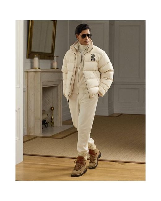 Ralph Lauren Natural Emerson Quilted Down Jacket for men