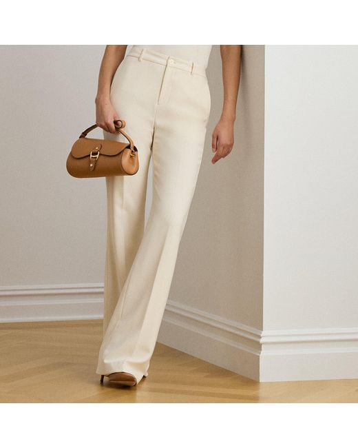 Ralph Lauren Natural Stretch Crepe Straight Pant