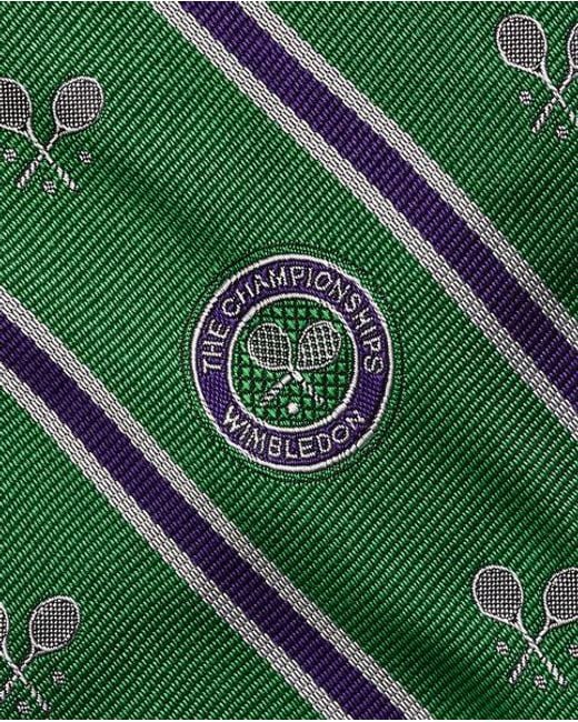 Polo Ralph Lauren Green Wimbledon Silk Umpire Tie for men