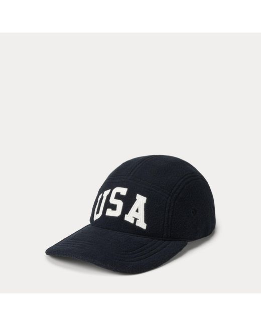 Polo Ralph Lauren Blue Flag Fleece Cap for men