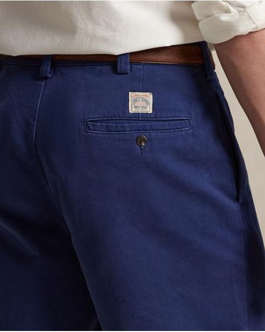 Polo Ralph Lauren Blue 20.5 Cm The Big Chino Short for men