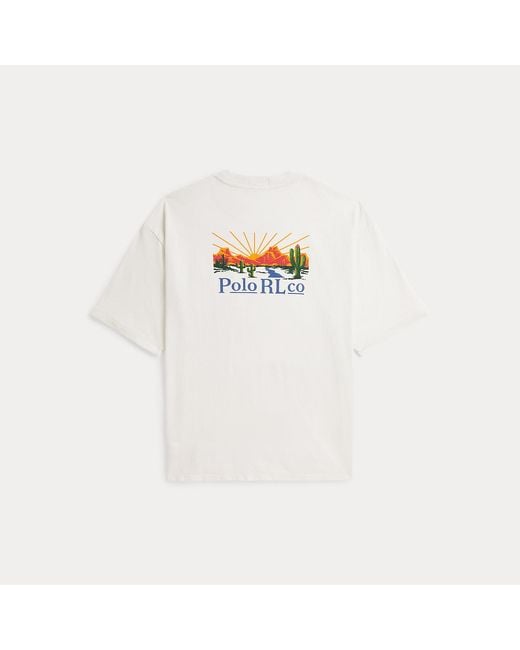 Polo Ralph Lauren Natural Relaxed Fit Jersey Graphic T-Shirt for men