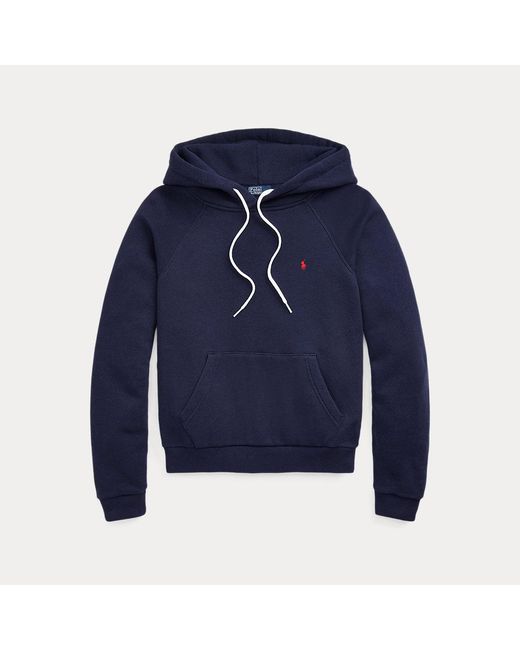 Polo Ralph Lauren Blue Shrunken Fit Fleece Hoodie