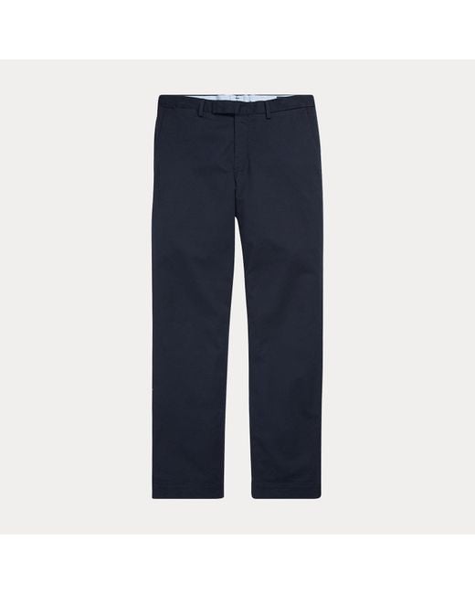 Pantaloni chino stretch Straight-Fit di Polo Ralph Lauren in Blue da Uomo