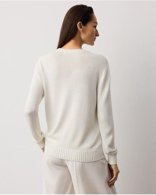 Ralph Lauren Gray Spring Polo Bear Silk Jumper
