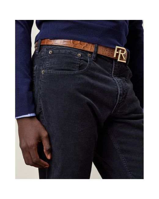 Pantalón de pana elástico Slim Fit Ralph Lauren Purple Label de hombre de color Blue