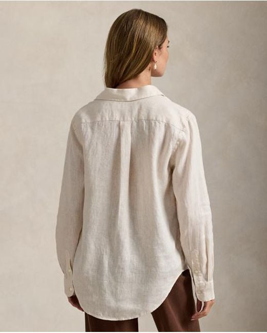 Polo Ralph Lauren Natural Classic Fit Linen Shirt
