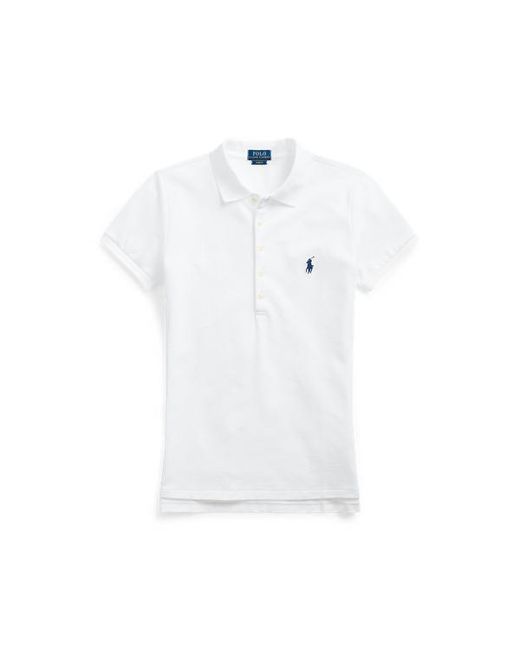 Polo Ralph Lauren White Slim Fit Stretch Polo Shirt