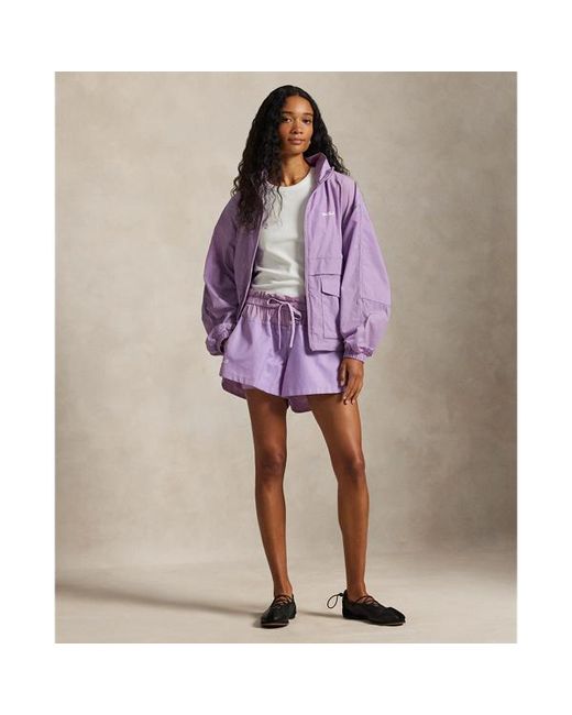Polo Ralph Lauren Purple Layered Drawstring Short