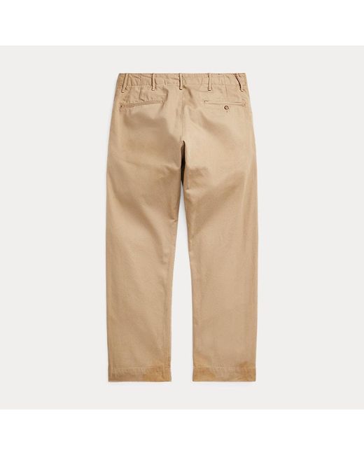 RRL Natural Repaired Twill Field Trouser for men