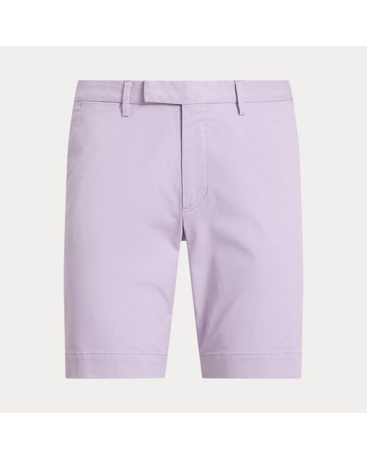 Polo Ralph Lauren Purple 24 Cm Greenwich Slim Fit Chino Shorts for men