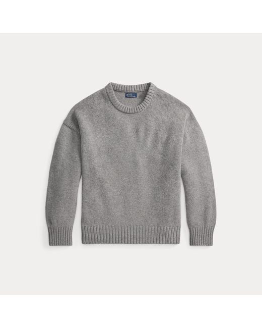 Polo Ralph Lauren Gray Wool Crewneck Jumper
