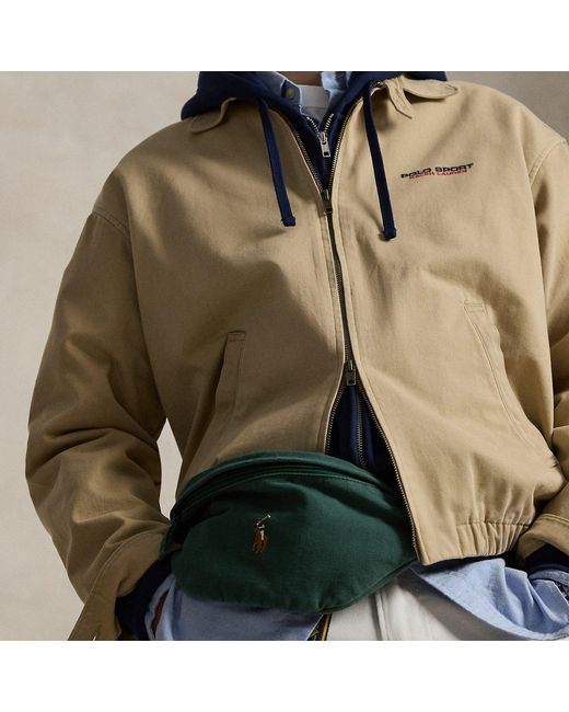 Polo Ralph Lauren Green Canvas Waistpack for men