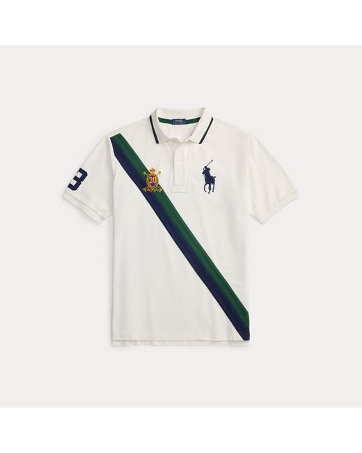 Polo Ralph Lauren White Ralph Lauren Big Pony 20Th Anniversary Polo Shirt for men