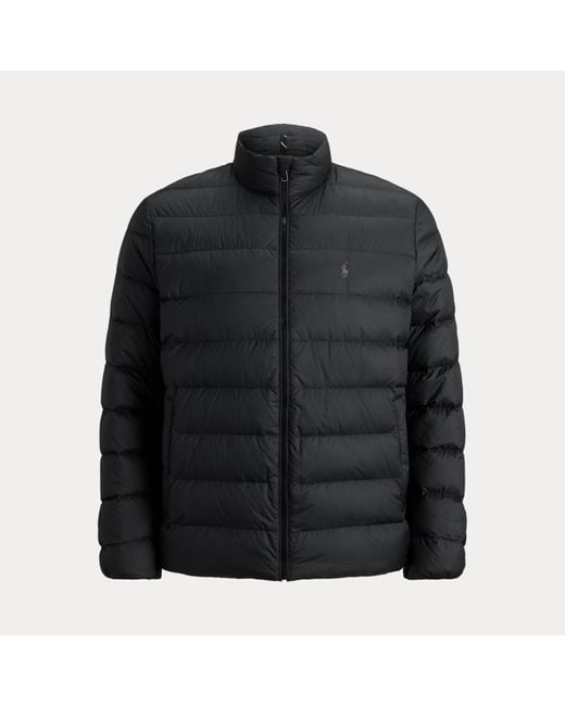 Taglie Plus - La giacca Colden ripiegabile in piumino di Ralph Lauren in Black da Uomo