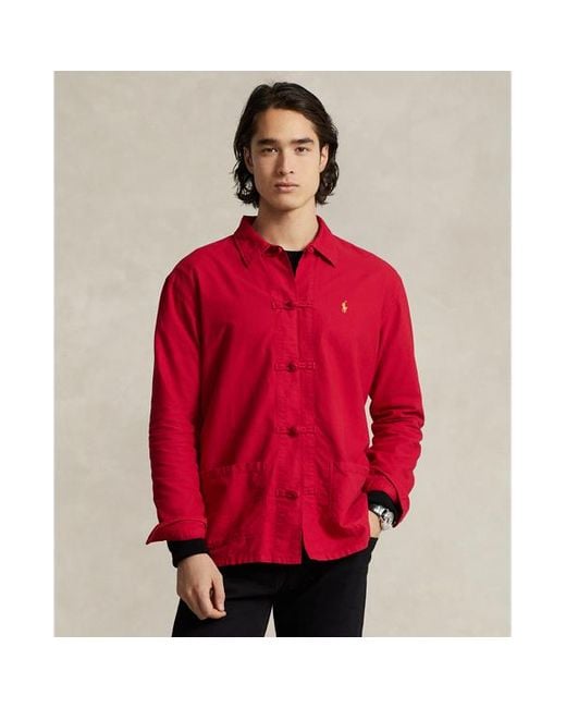 Polo Ralph Lauren Oxford-Hemdjacke Lunar New Year in Red für Herren