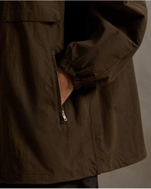 Polo Ralph Lauren Brown Oversize Utility Windbreaker