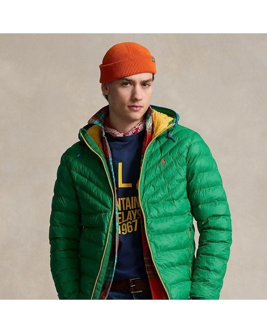 Polo Ralph Lauren Green The Colden Packable Jacket for men