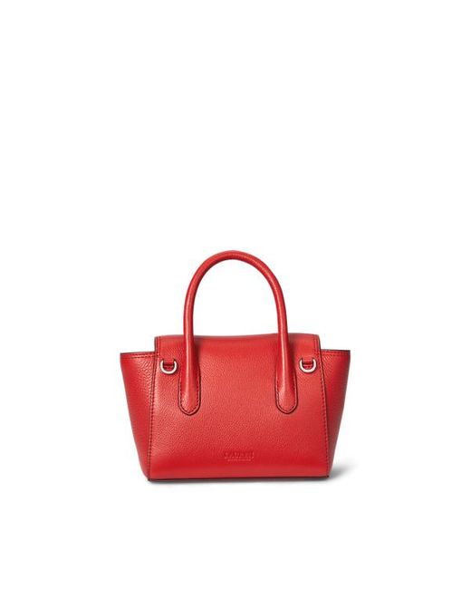 Bauletto Tanner piccolo in pelle di Ralph Lauren in Green