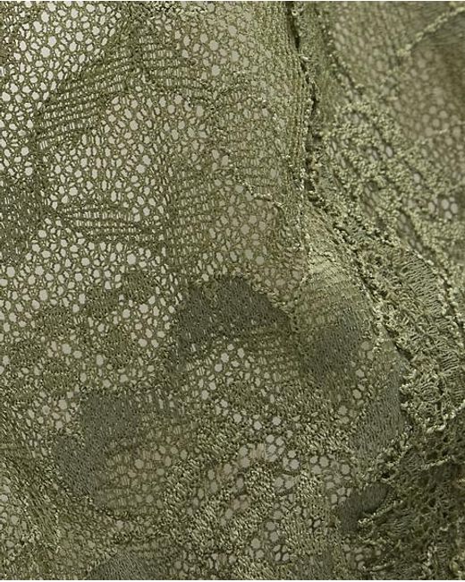 Ralph Lauren Green Lace Bra