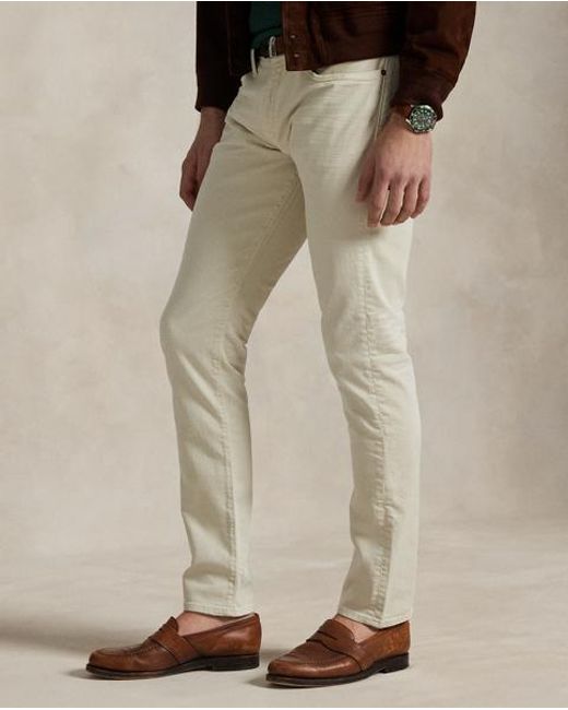 Polo Ralph Lauren Natural Sullivan Slim Garment-Dyed Stretch Jean for men