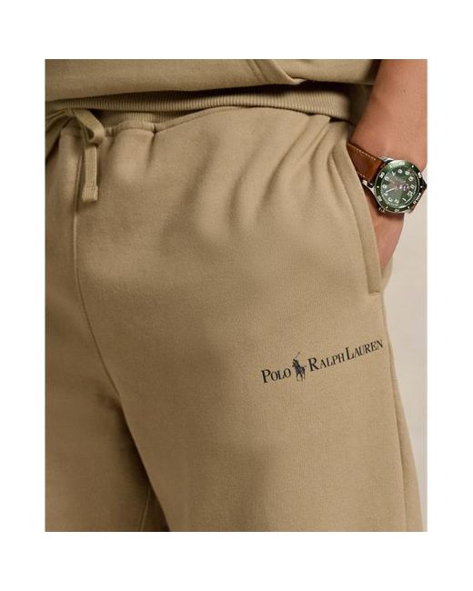 Polo Ralph Lauren Natural Relaxed Fit Logo Fleece Tracksuit Bottom for men