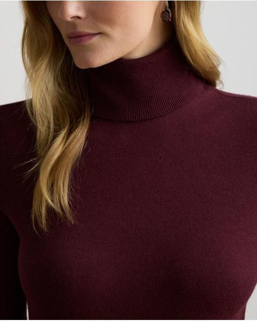 Ralph Lauren Red Roll Neck Jumper
