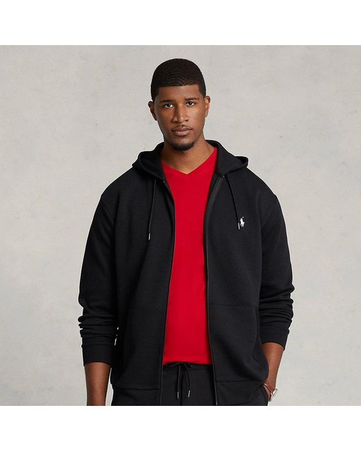 Polo Ralph Lauren Synthetic Double-knit Full-zip Hoodie in Black for Men |  Lyst