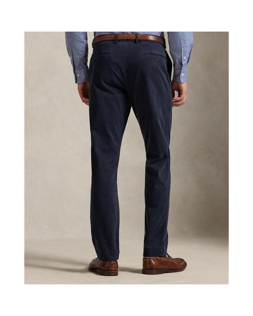Polo Ralph Lauren Blue Jarrett Slim Fit Sateen Trouser for men