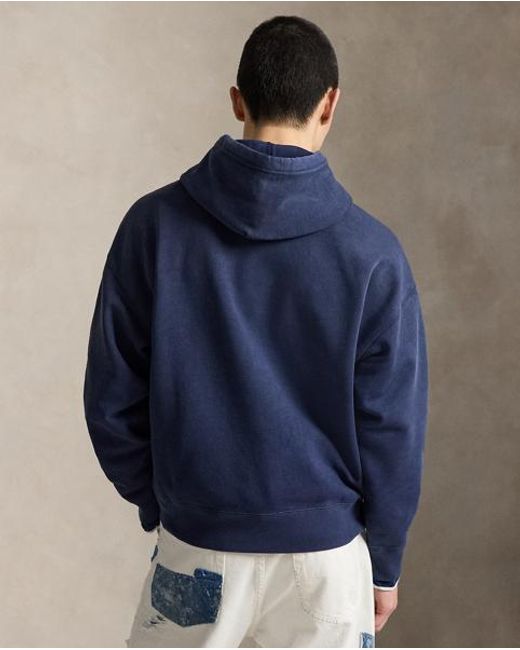 Polo Ralph Lauren Blue The Ralph Lauren Logo Hoodie for men