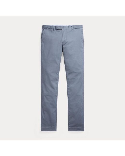Pantaloni Greenwich stretch Slim-Fit di Polo Ralph Lauren in Blue da Uomo