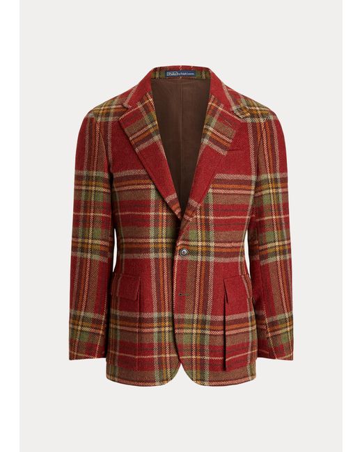 Polo Ralph Lauren The Rl67 Plaid Tweed Sport Coat in Red for Men Lyst UK