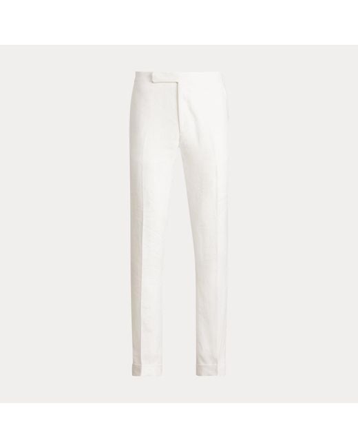 Ralph Lauren Blue Ralph Lauren Gregory Hand-Tailored Linen Trouser for men