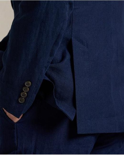 Polo Ralph Lauren Modern-Fit Leinen-Anzugjacke Polo Soft in Blue für Herren