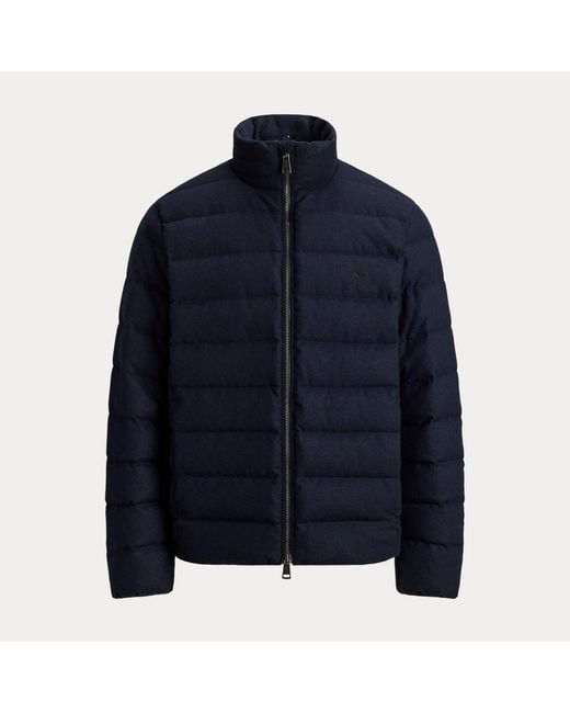Polo Ralph Lauren Blue The Colden Herringbone Down Jacket for men