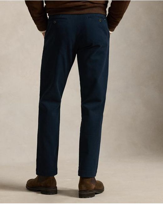 Polo Ralph Lauren Blue Manhasset Stretch Straight Chino Trouser for men
