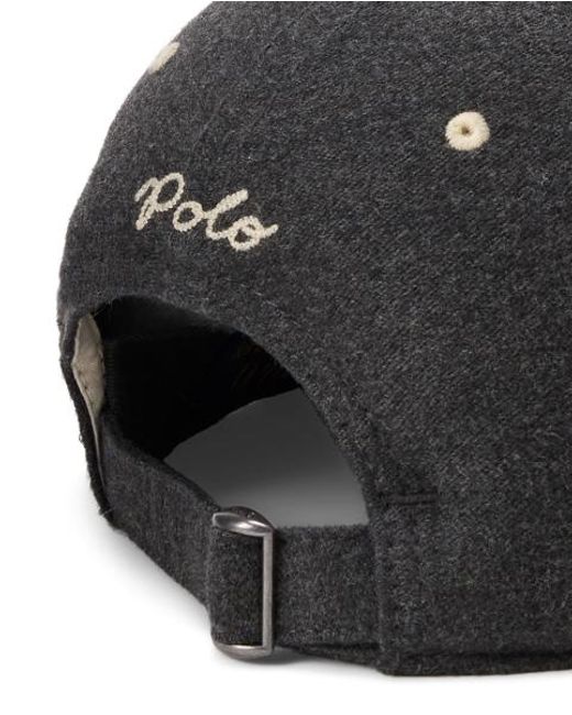 Gorra De Gamuza Cepillada Polo Ralph Lauren de hombre de color Black