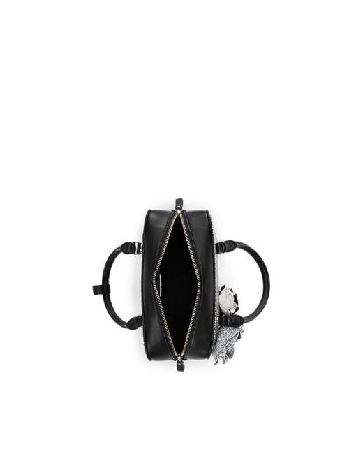 Bolso satchel Emerie pequeño de piel Lauren by Ralph Lauren de color Black