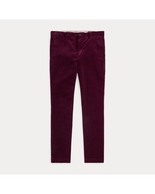 Polo Ralph Lauren Red Andover Slim Fit Stretch Trousers for men