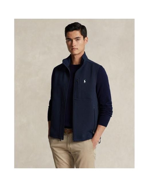 Polo Ralph Lauren Blue Double-knit Waistcoat for men